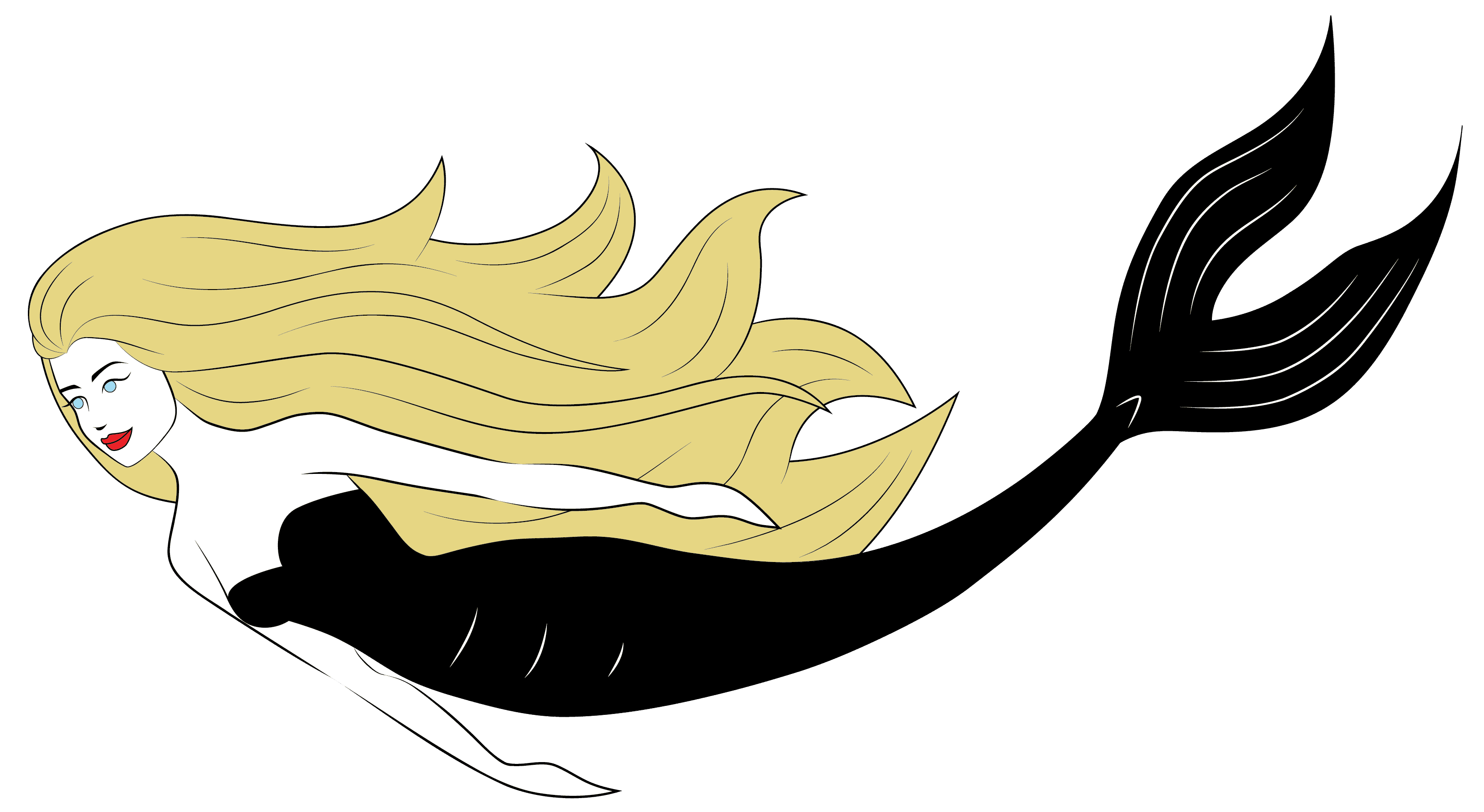 Mermaid Two - Yellow